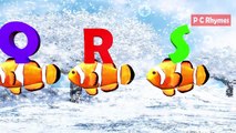 Fish ABC Song for Children|Preschool Rhymes with Animation|Popular Nursery Rhyme for Kids