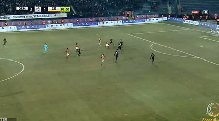 Semih Kaya Goal - Osmanlispor	2-2	Galatasaray 18.12.2016