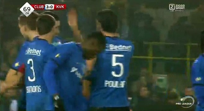Hans Vanaken Goal HD - Club Brugge KV	3-0	Kortrijk 18.12.2016