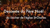 LE CREUSOT : Descente du Père Noël 2016