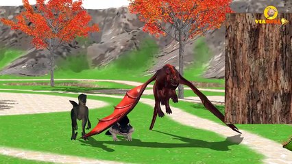 Green Dinosaur Finger Family Rhymes | Animal Cartoon Children Nursery Rhymes | Finger Family