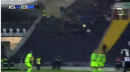 Cyril Thereau - Goal - Udinese	1-0 Crotone 18.12.2016