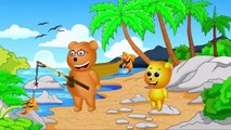Mega Gummy Bear Finger Crashed - Gummy Bear Funny Cream - Finger Family Nursery Rhymes