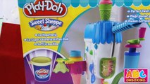 Play Doh Sweet Shoppe Perfect Twist Ice Cream Dessert Playset Toy Review by ABC Unboxing