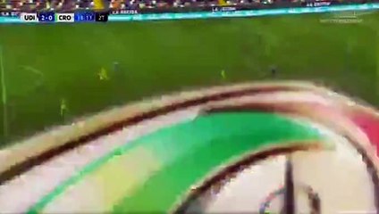 Cyril Thereau - Goal - Udinese	2-0 Crotone 18.12.2016