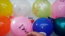 Learn Colours With Balloons Surprise Kinder Eggs And Toys Letters