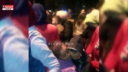 بالفيديو.. حفل زفاف أمام مديرية أمن القاهرة فى باب الخلق