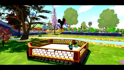 Tractor Vehicle For Mickey Mouse + Nursery Rhymes for kids + Hulk and Davy Jones