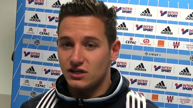 La réaction de Florian Thauvin après la victoire de l'OM contre Lille (2-0).