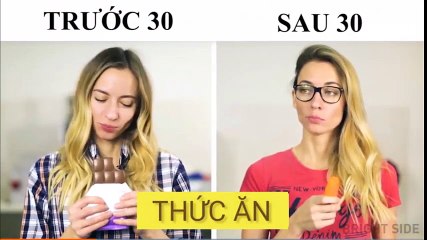 Sự khác biệt của phái đẹp trước và sau 30 tuổi