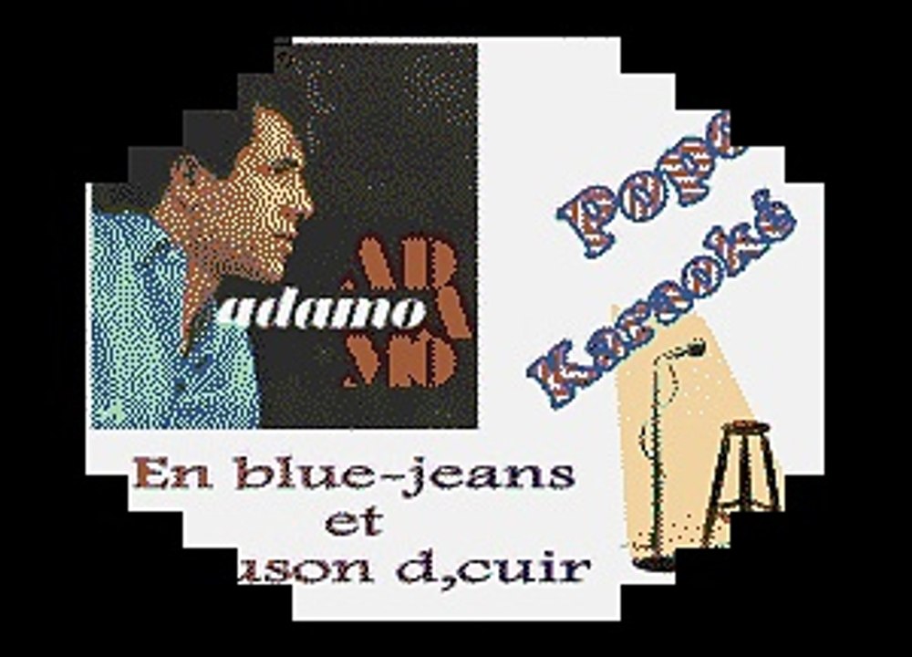 Adamo - En blue jeans et blouzon d'cuir