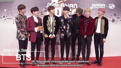 [POLSKIE NAPISY] 161202 [2016MAMA x M2] Congratulation! BTS!