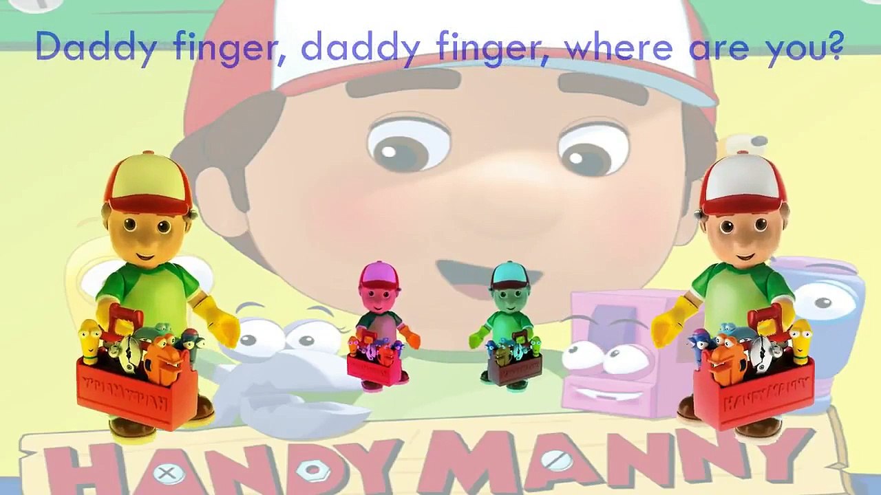 Handy Manny Finger Family Song Daddy Finger Nursery Rhymes