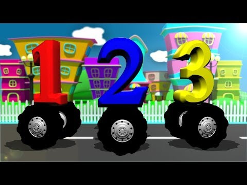 Numbers On Wheels | Learn Numbers - video Dailymotion