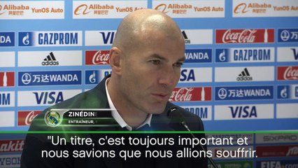 CdM Clubs - Zidane : "Ce trophée était très important pour nous"