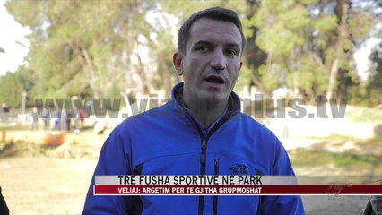 Tre fusha sportive në Parkun e Liqenit - News, Lajme - Vizion Plus