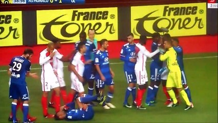 Benjamin Mendy Red Card For A Crazy Off The Ball Kick vs Corentin Tolisso!
