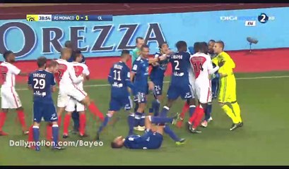 Benjamin Mendy RED CARD HD - Monaco 0-1 Lyon - 18.12.2016