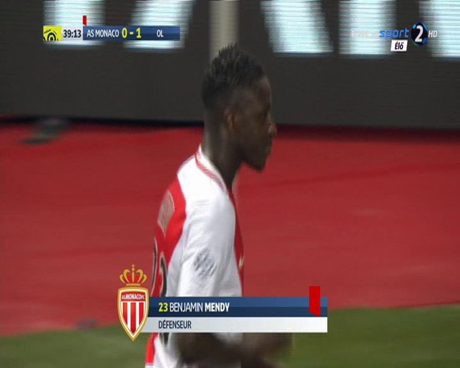 Benjamin Mendy RED CARD HD - Monaco 0-1 Lyon - 18.12.2016