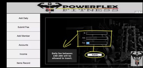 PowerFlex Fitness Center Database Demo