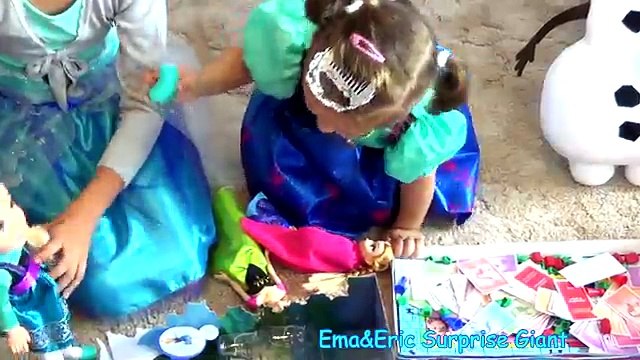 Super Giant Egg Surprise Frozen - Let it go Song Elsa Doll Opening More Toys Disney Videos for Kids
