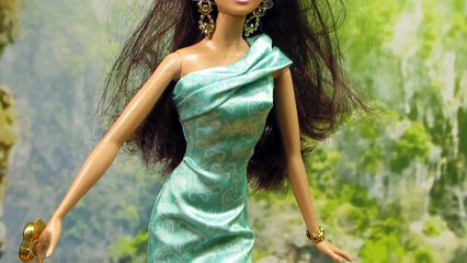 Mattel - Barbie The Look - Red Carpet / Czerwony Dywan - Green Dress / Barbie w Seledynowej Sukni