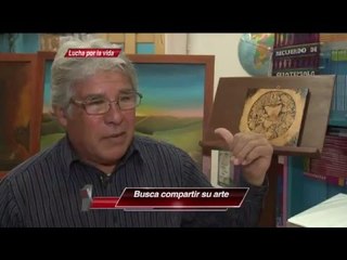Pintor y escritor cruzó la frontera en la cajuela de un auto