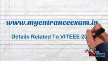 VITEEE 2017 Complete Details VIT University