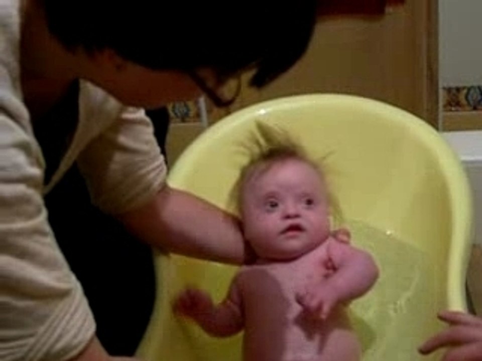 axel prend son bain