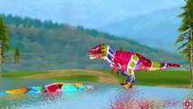 Colors Dinosaurs Animation Videos | Dinosaur 3D short movies for children | Dinosaur Finger Family