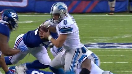 Olivier Vernon sacks Matthew Stafford