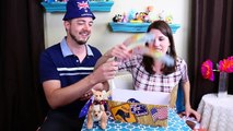 Australia Visit Unboxing Moose Toys Box Aussie Toys Boomerang Kangaroo with DisneyCarToys Sandra