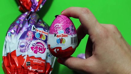 Giant Kinder Ovo Gigante de Páscoa My Little Pony Surprise Eggs