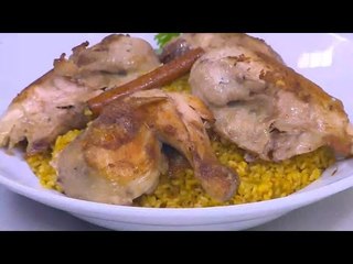 كبسة بالدجاج المحمر | نجلاء الشرشابي