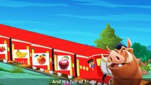 Lrarning For Fruits Name In Fruit Train Pumba Rhymes | Popular 3D Animated Nursery Rhymes For Kids