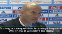 Zidane admits surprise at Kashima challenge