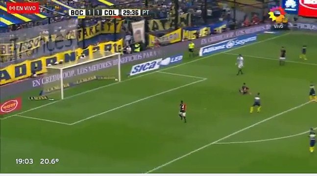 GOL DE CARLOS TÉVEZ - Boca Juniors vs Colón SF 2-1 Primera División 18-12-2016 (HD)