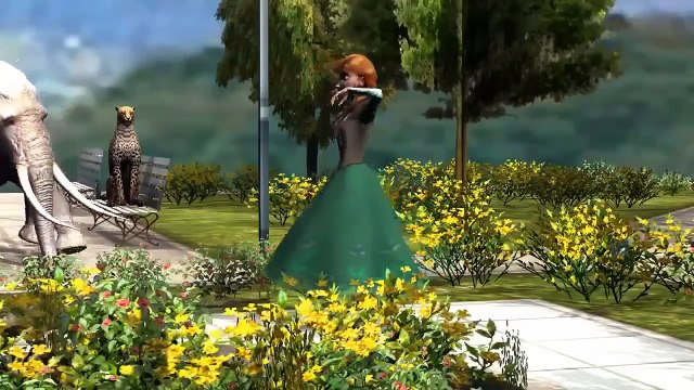 Spiderman Elephant Cartoon Vs Dinosaur Fight Lion Horse Cartoon 3D Dinosaurs Cartoons for Children