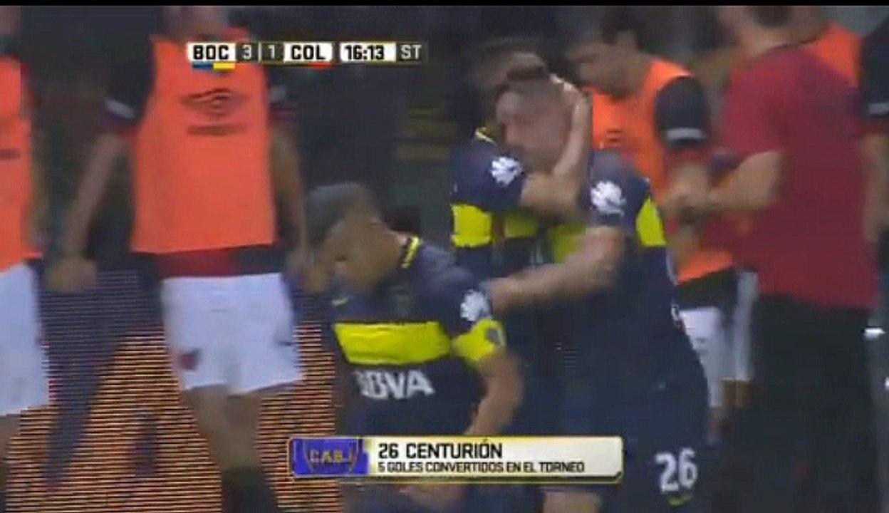 Ricardo Centurion Goal HD - Boca Juniors	3-1	Colon Santa FE 18.12.2016