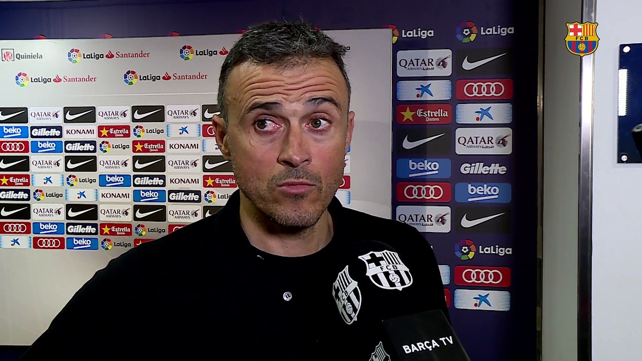 Luis Enrique: “We have been excellent today”