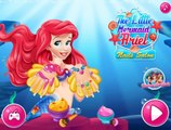 Disney Princess Little Mermaid Ariel Spa Treatment and Nail Saloon Fun Video Game HD