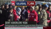 Kayseri'de şehit olan askerlere veda | www.ulusalturk.com