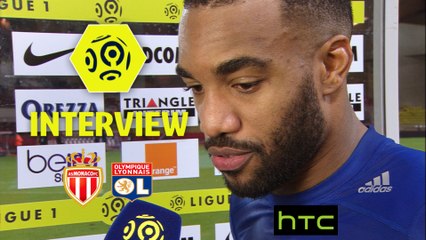 Interview de fin de match : AS Monaco - Olympique Lyonnais (1-3)  - Résumé - (ASM-OL) / 2016-17