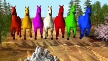Horse Rhymes For Children | Colour Song | Dinosaurs 3d Animation | Crazy Gorilla | Cartoon Dinosaurs