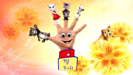 Finger Family Talking Cat Tom Version Nursery Rhyme
