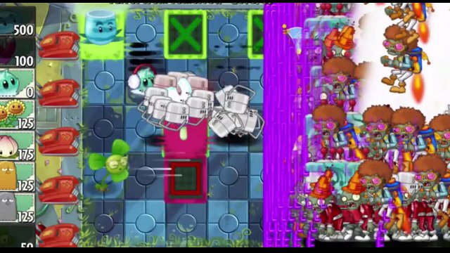 Plants Vs Zombies 2 Dark Ages: Pea-Nut, Magnet-shroom, Hypno Shroom, All plants Power up