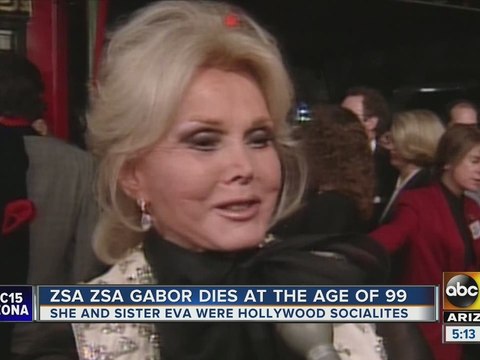 Zsa Zsa Gabor passes away at age 99