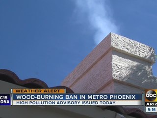 Heads up, don’t light up those fire places tonight