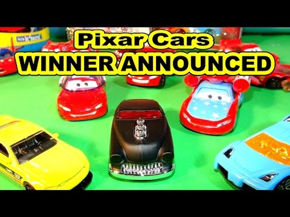 Pixar Cars Lightning McQueen Carbon Fiber Giveaway Winner Announced and 3 Hot Wheels Unboxing