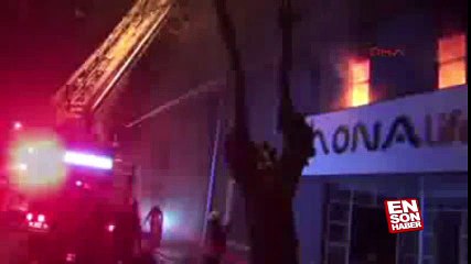 İnegöl'de mobilya sanayi bölgesinde yangın | En Son Haber